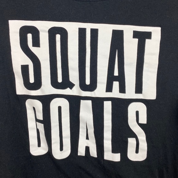 Torrid Active Black Squat Goals Tee Size 00/10 - Picture 6 of 11